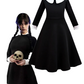 Wandinha Addams Vestido Curto - Wednesday Adulto