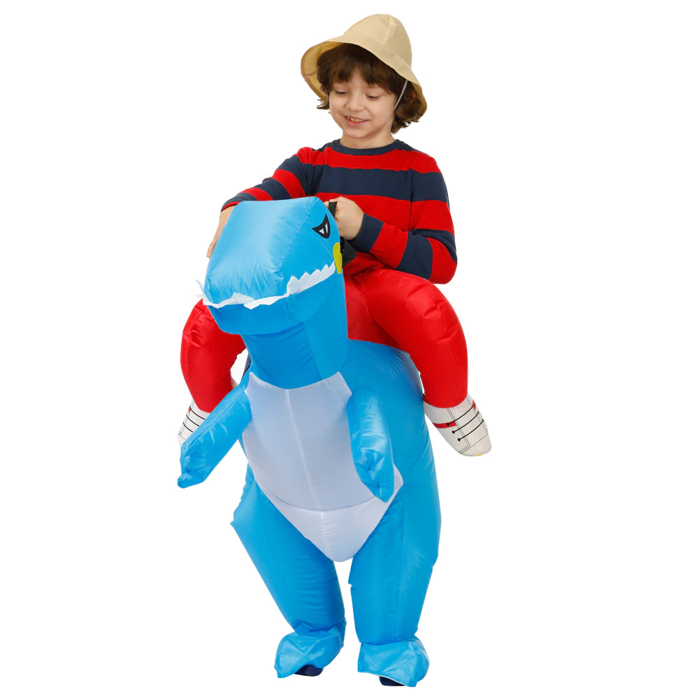 Fantasia Inflável Dinossauro Infantil