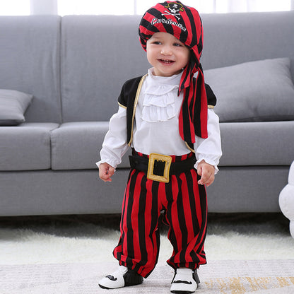 Fantasia Halloween Pirata Luxo Baby