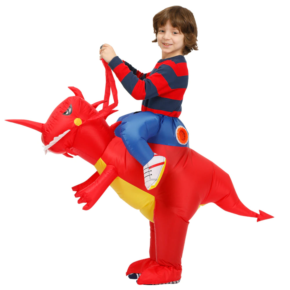 Fantasia Inflável Dinossauro Infantil