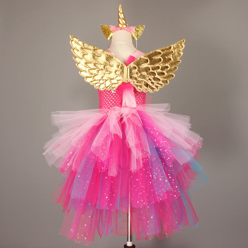 Fantasia Unicórnio Luxo Pink