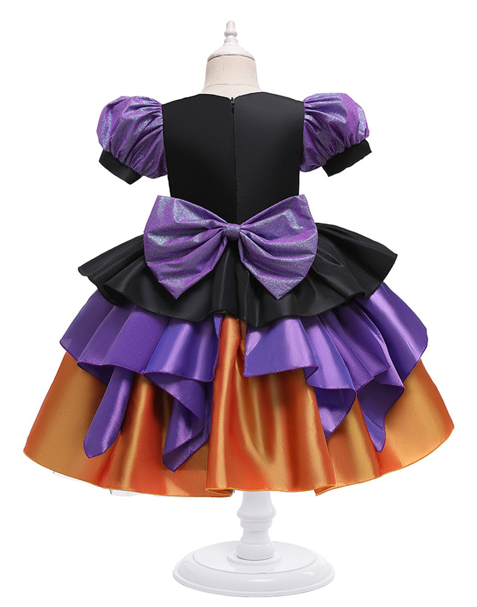 Fantasia Bruxinha com Morcego Halloween