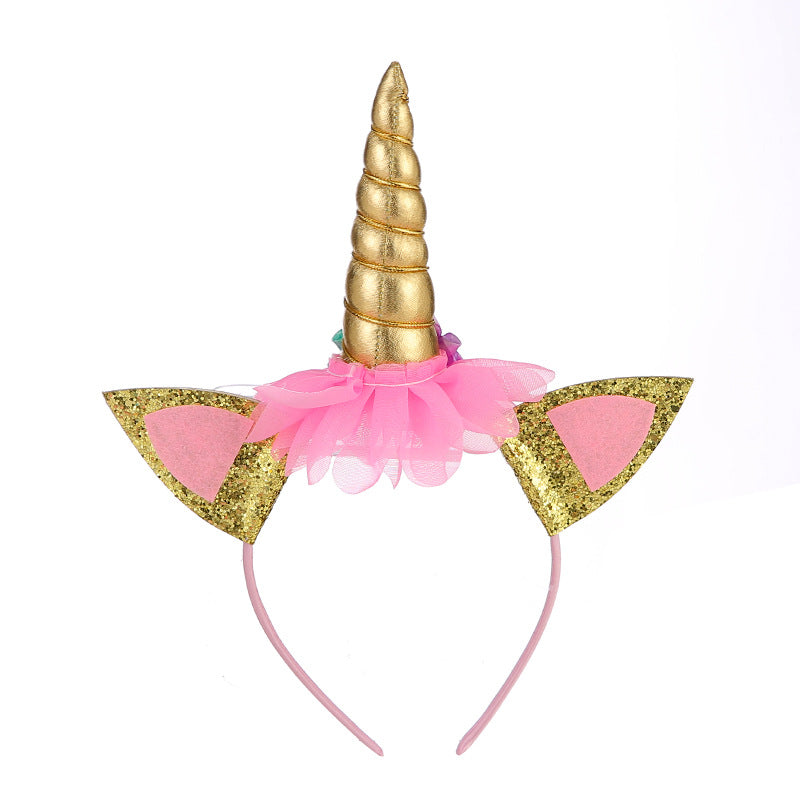 Acessório Tiara Arco Diadema Unicórnio