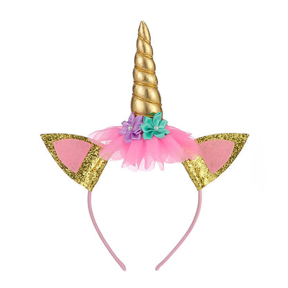 Acessório Tiara Arco Diadema Unicórnio