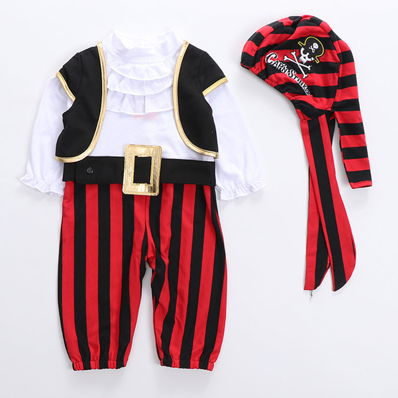 Fantasia Halloween Pirata Luxo Baby