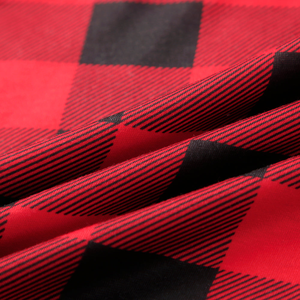 Pijama Xadrez Vermelho Natal Familiar Infantil Bebê