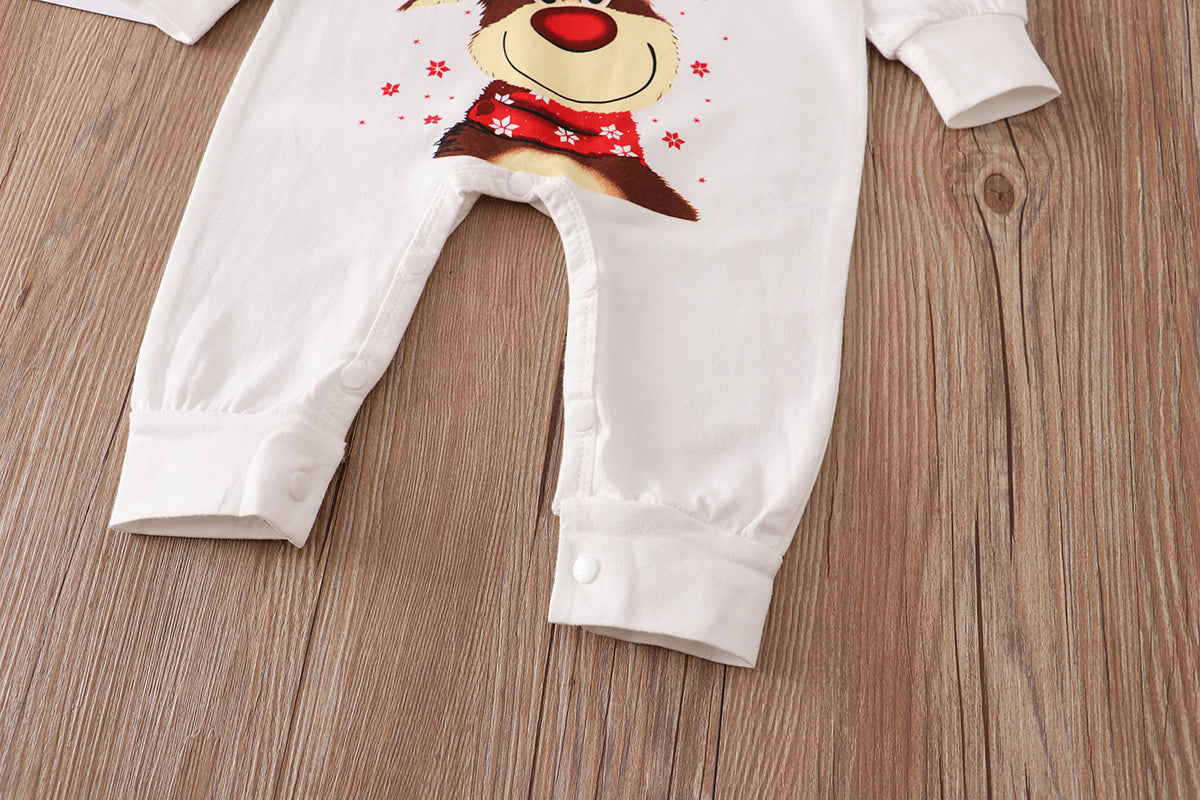 Pijama Rena Natal Familiar Infantil Bebê