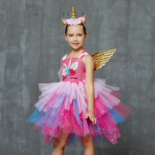 Fantasia Unicórnio Luxo Pink
