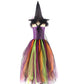 Fantasia Bruxinha Luxo Halloween Longa