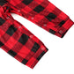 Pijama Xadrez Vermelho Natal Familiar Infantil Bebê