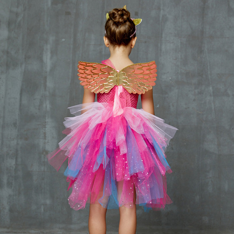 Fantasia Unicórnio Luxo Pink