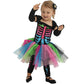 Fantasia Esqueleto Rainbow Halloween Familiar Baby