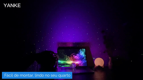 Projetor Astronauta LED Céu Estrelado