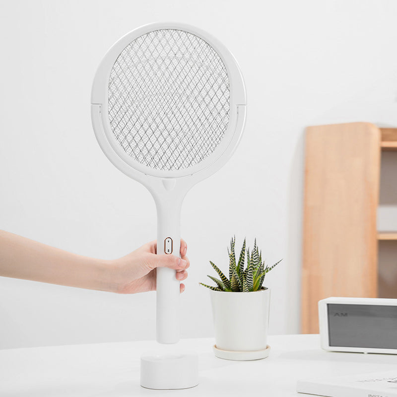 Raquete Elétrica + Armadilha para Mosquitos