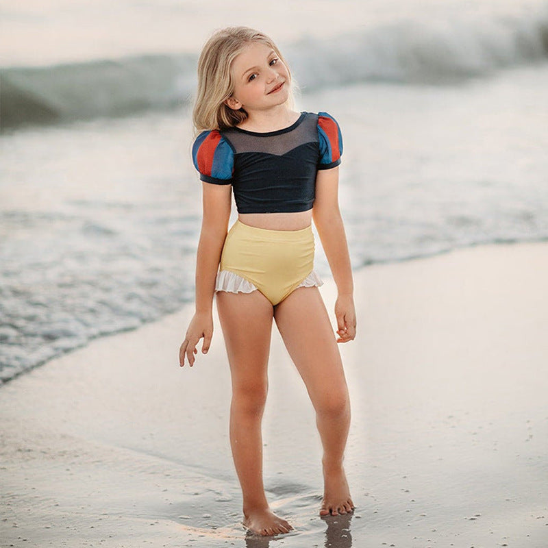 Moda Praia Conjunto Branca de Neve Disney Kids