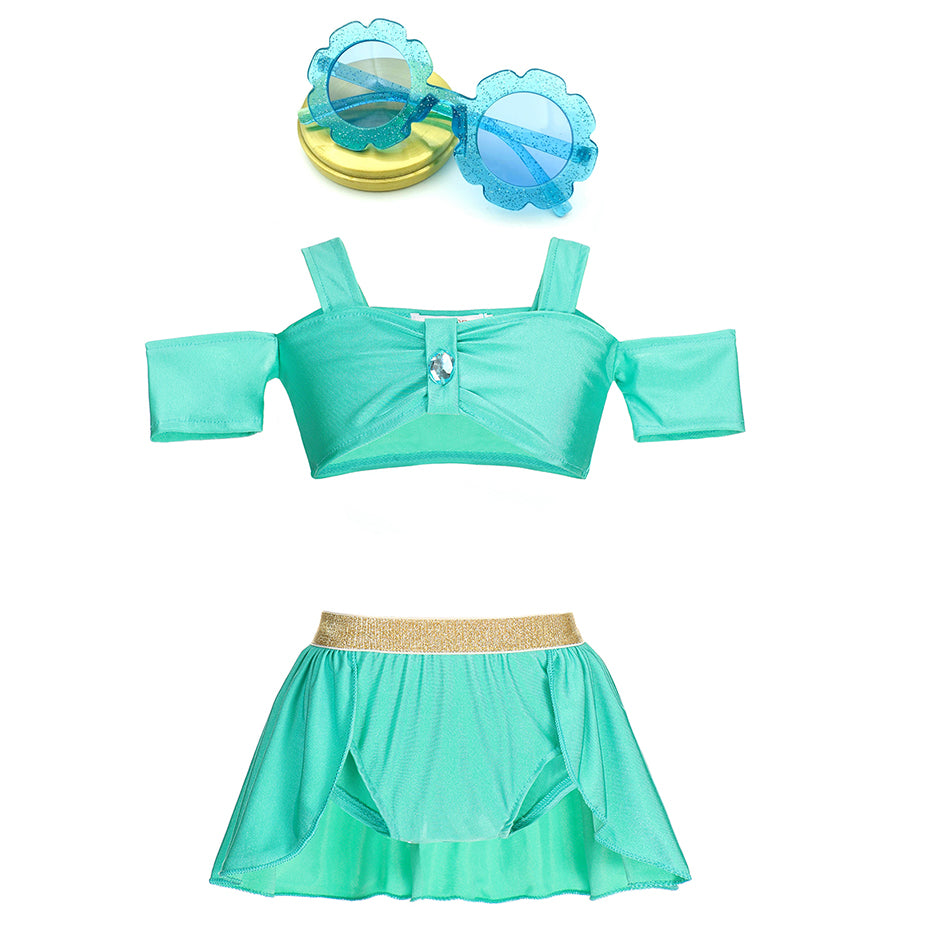 Moda Praia Conjunto Jasmine Disney Kids