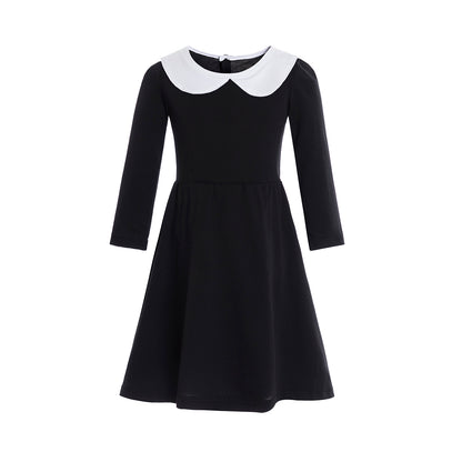 Wandinha Addams Vestido Curto - Wednesday Adulto