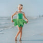 Moda Praia Conjunto Tinker Bell Sininho Fada Kids