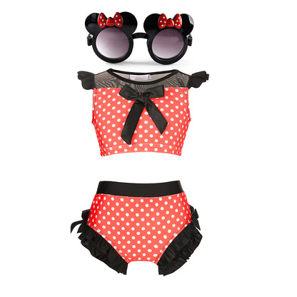 Moda Praia Conjunto Minnie Disney Kids