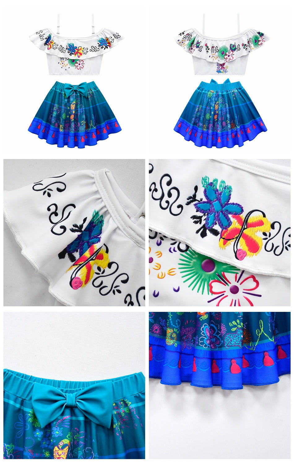 Moda Praia Conjunto Encanto Disney Kids