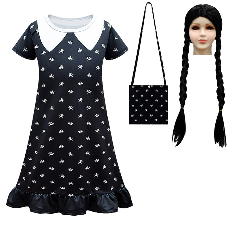 Wandinha Addams Vestido Preto - Wednesday
