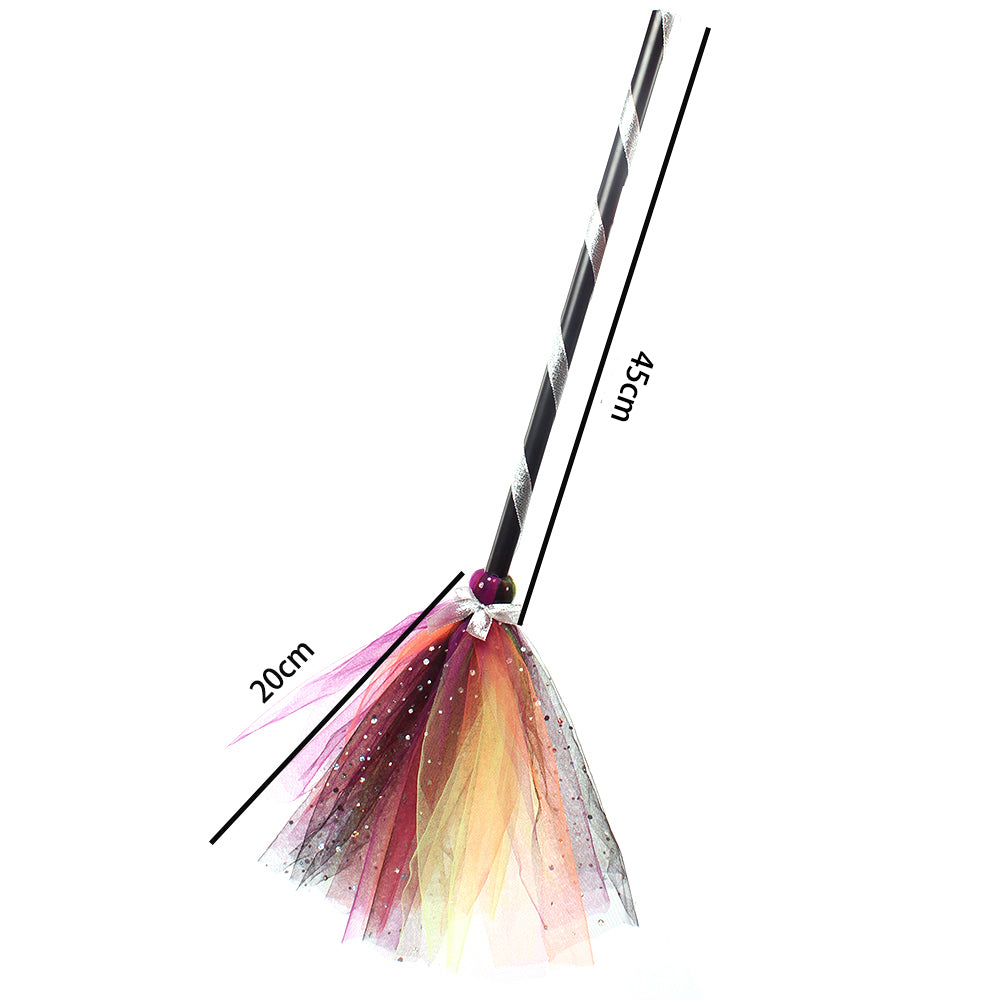 Fantasia Bruxinha Luxo Halloween Longa