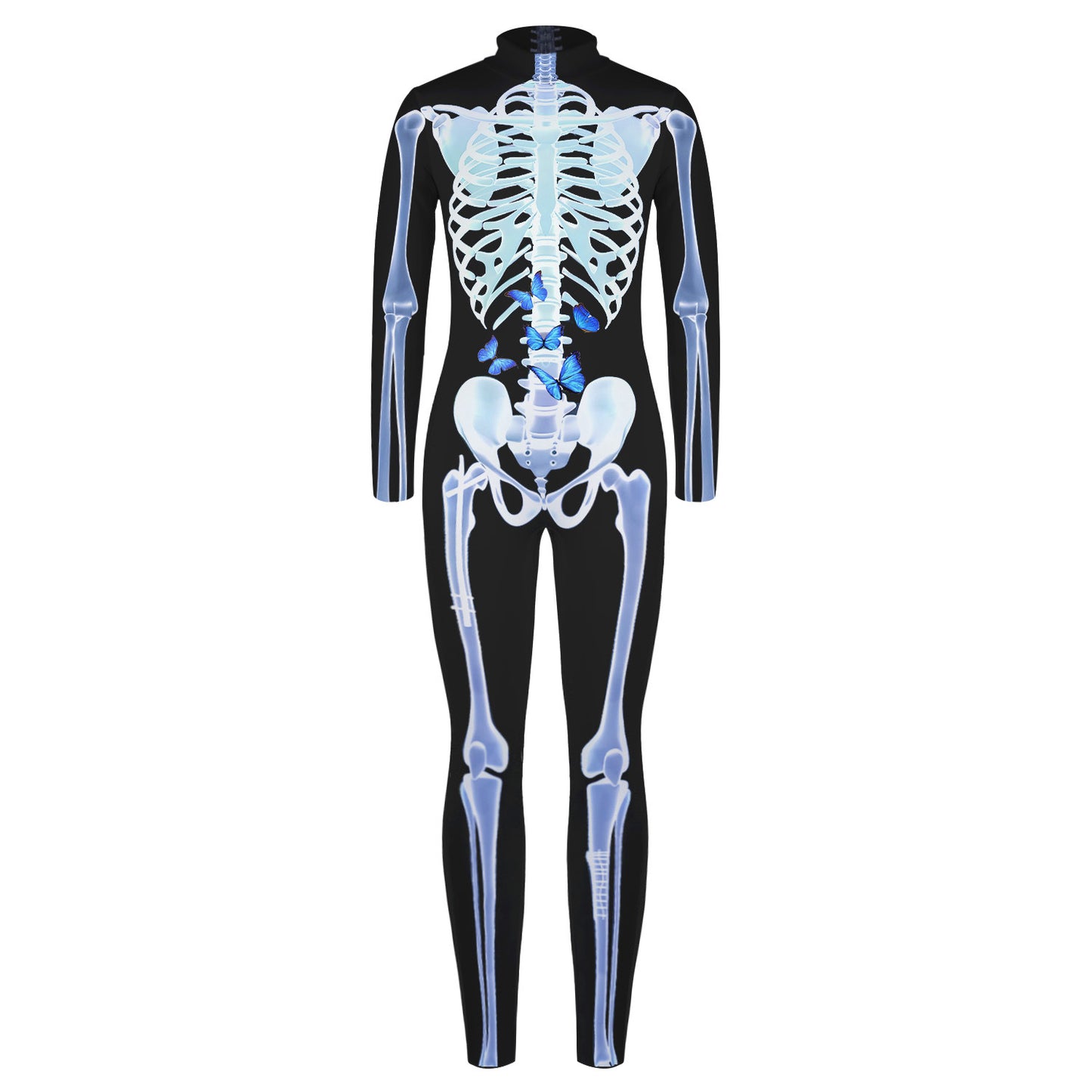 Fantasia Esqueleto Borboleta Halloween Familiar Menino