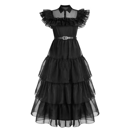 Wandinha Addams Vestido - Wednesday