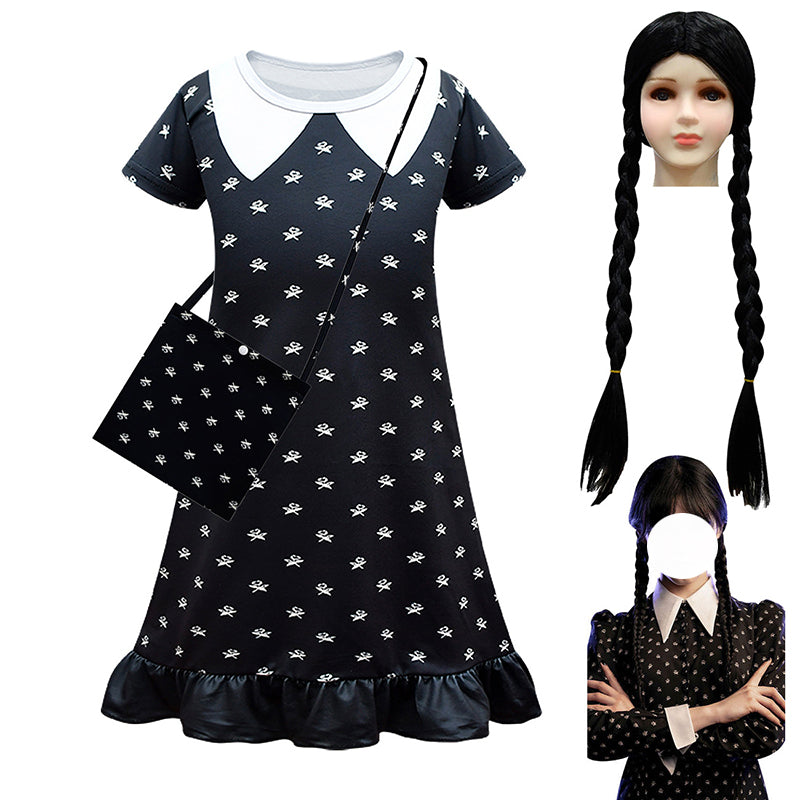 Wandinha Addams Vestido Preto - Wednesday