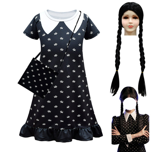 Wandinha Addams Vestido Preto - Wednesday
