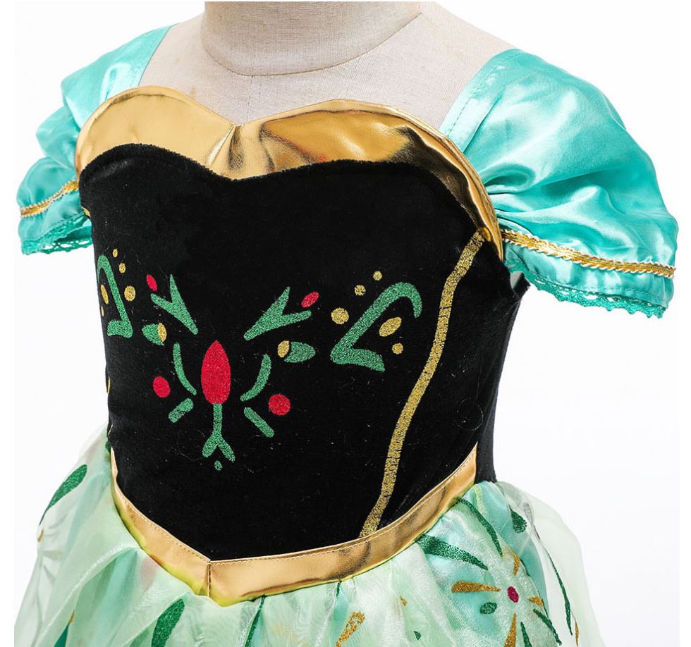 Fantasia Princesa Ana Frozen Luxo