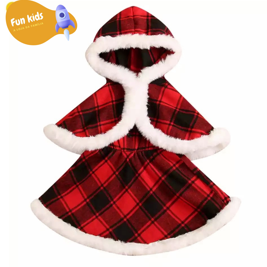 Vestido Natal Paris Feminino kids