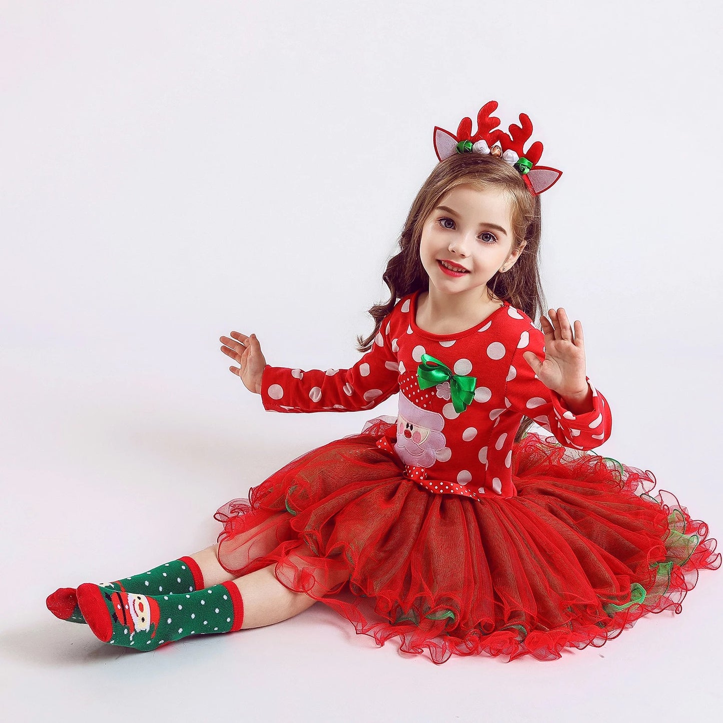 Fantasia Natal Infantil Baby Luxo