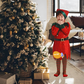 Fantasia Elfo Natal Infantil Premium