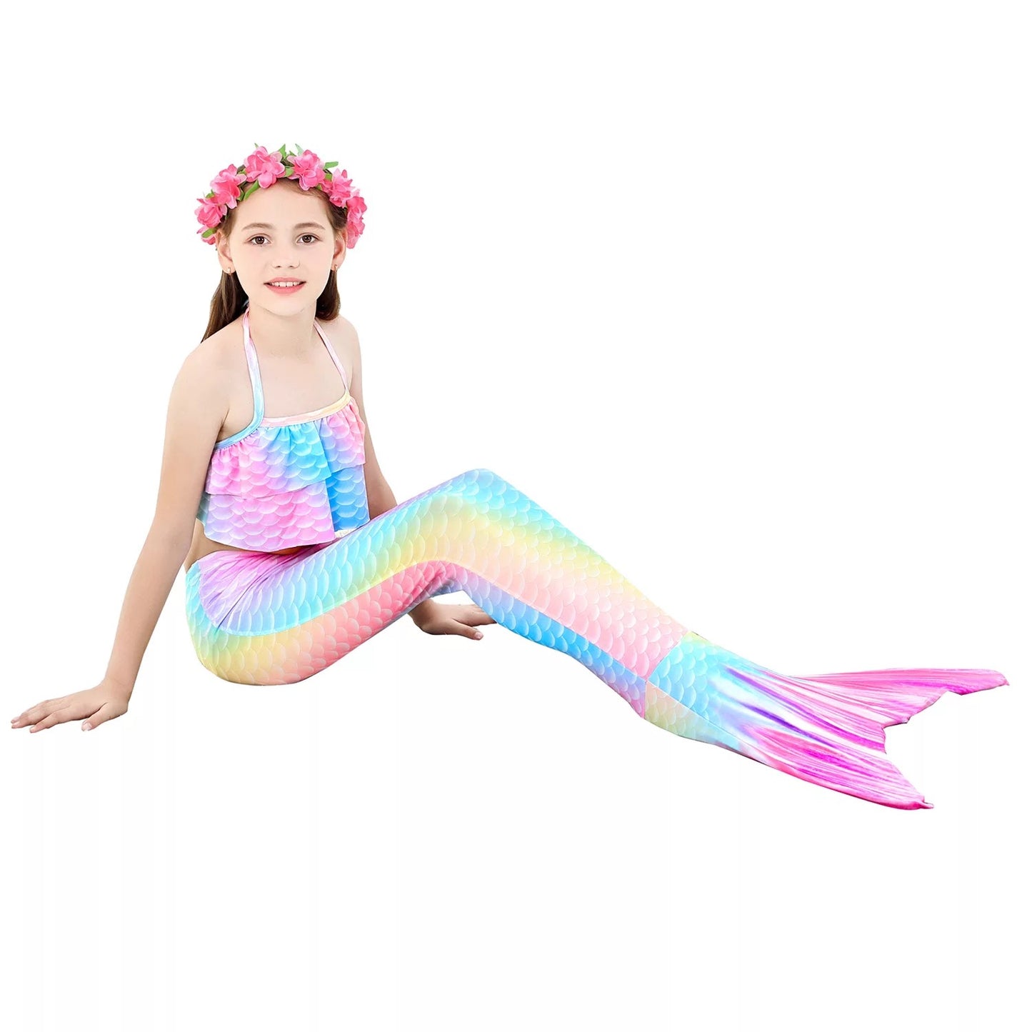 Moda Praia Biquíni Pequena Sereia Luxo