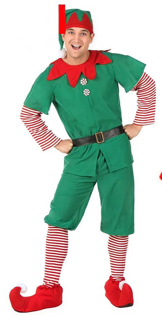 Fantasia Elfo Luxo Familiar Adulto Papai