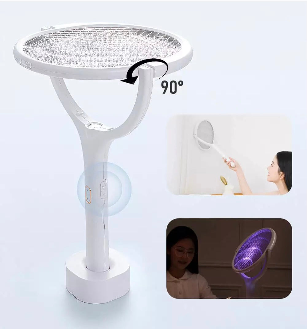 Raquete Elétrica + Armadilha para Mosquitos