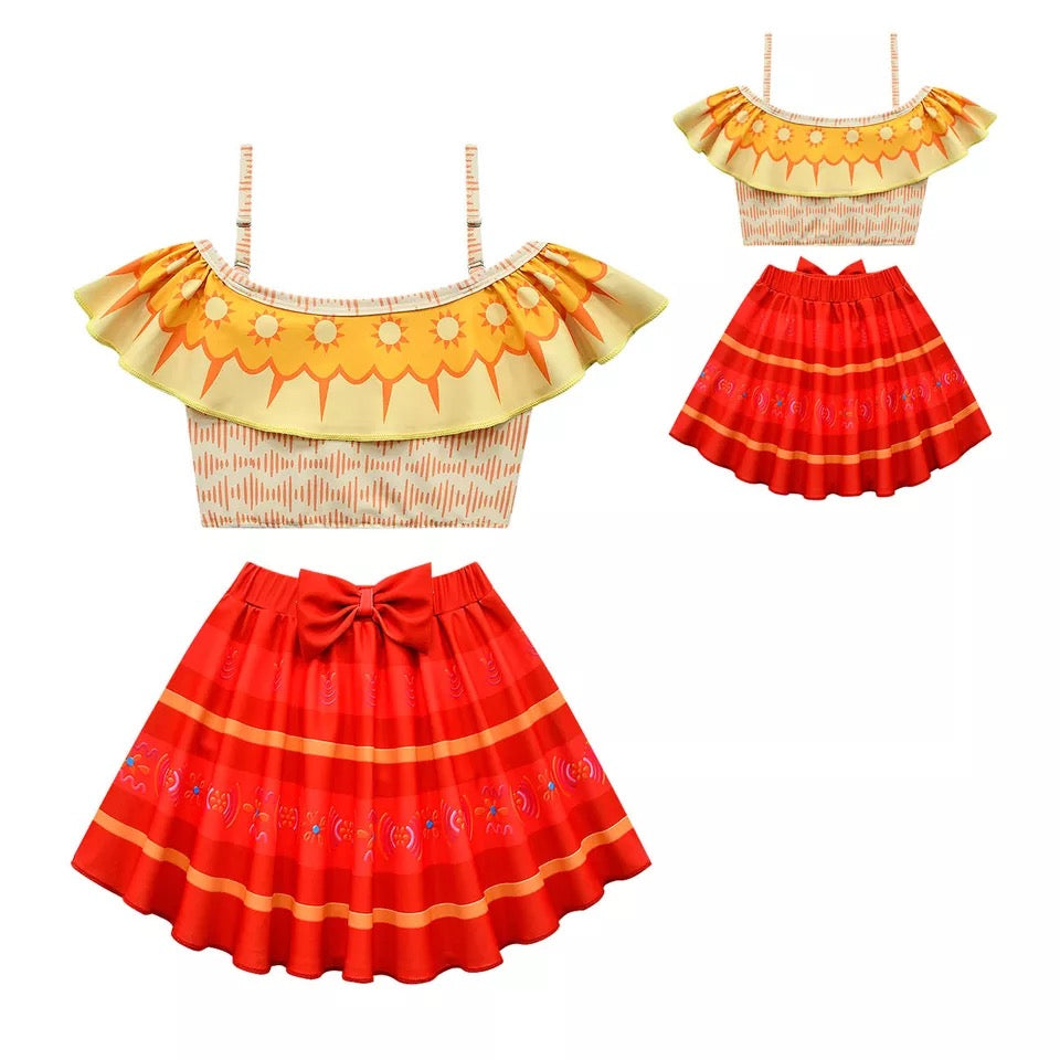 Moda Praia Conjunto Encanto Disney Kids