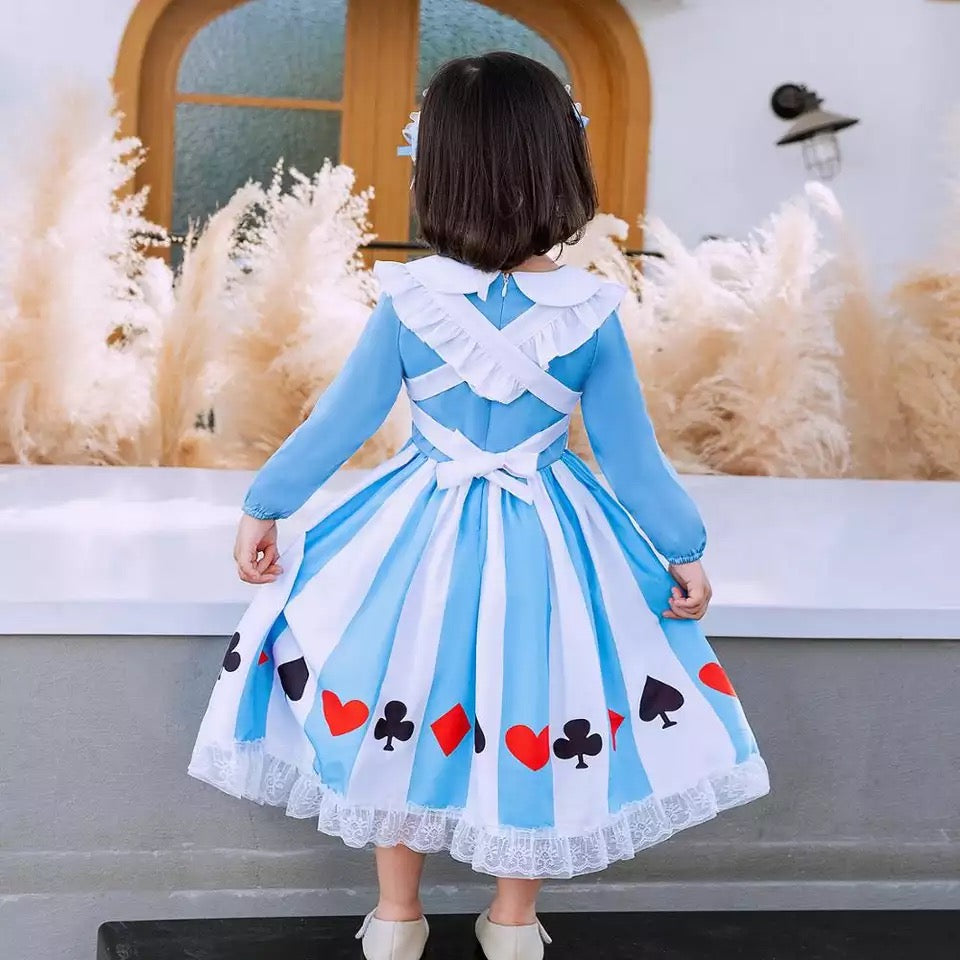 Fantasia Alice no País Das Maravilhas Infantil