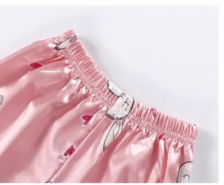 Pijama Cetim Coelhinho Infantil Feminino