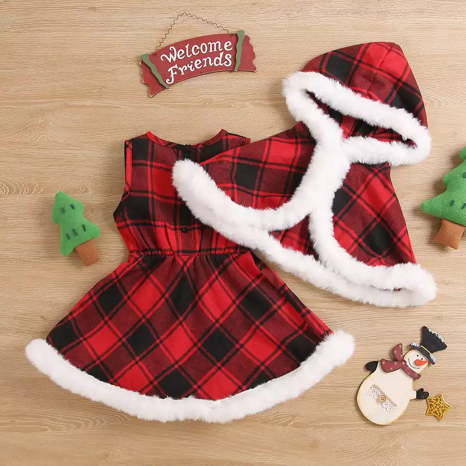 Vestido Natal Paris Feminino kids