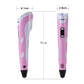 Caneta Impressora 3D Drawing Pen Filamento Abs Lcd Bivolt
