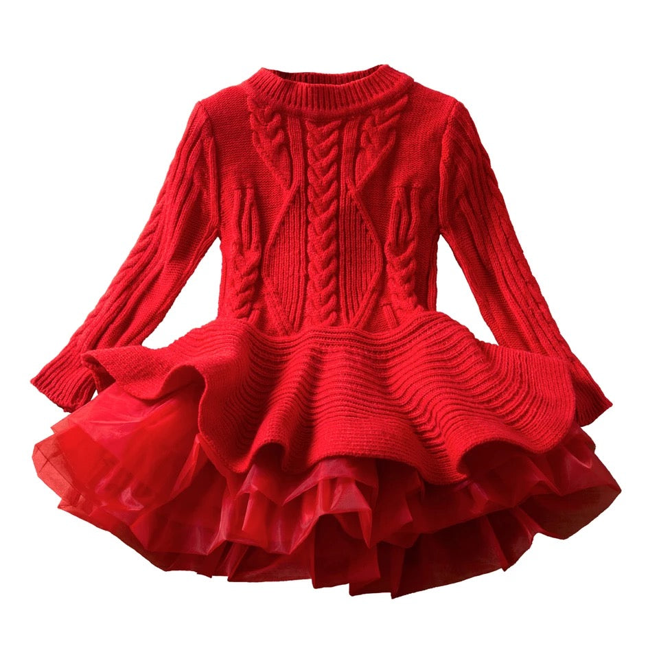 Vestido Inverno Tricot