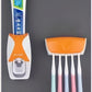 Conjunto de Porta Escova de Dentes e Dispensador de Creme Dental