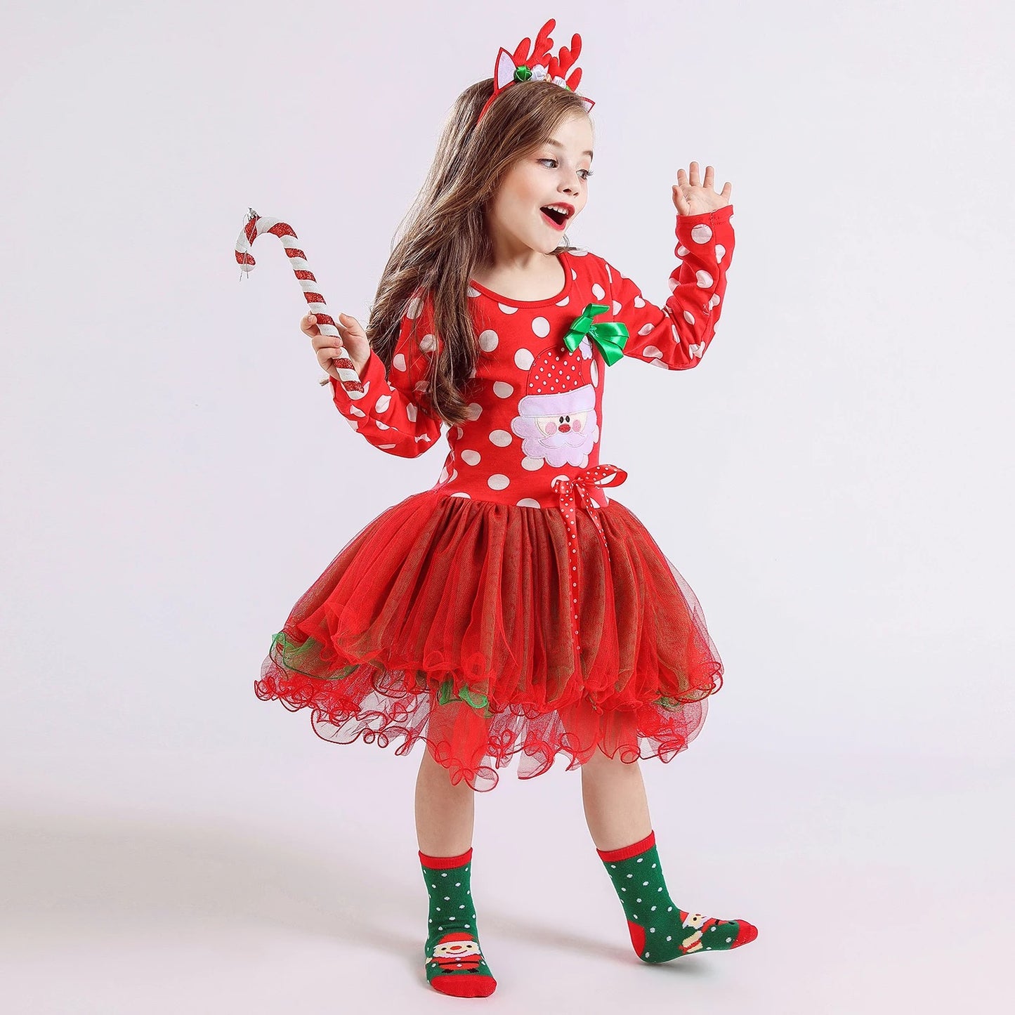 Fantasia Natal Infantil Baby Luxo