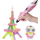 Caneta Impressora 3D Drawing Pen Filamento Abs Lcd Bivolt