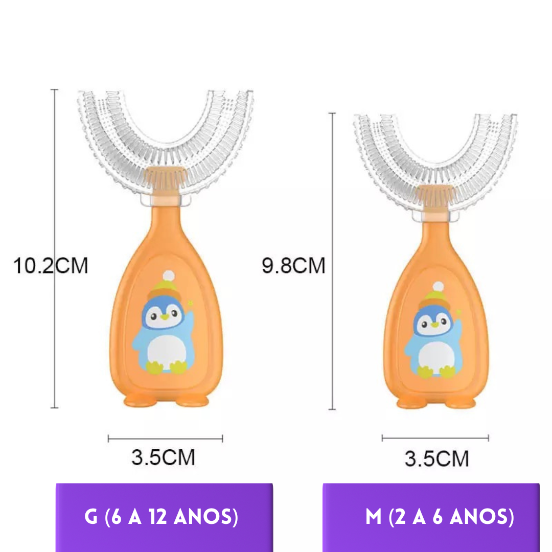 Escova de Dentes 360 U Animais