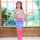 Moda Praia Biquíni Pequena Sereia Premium