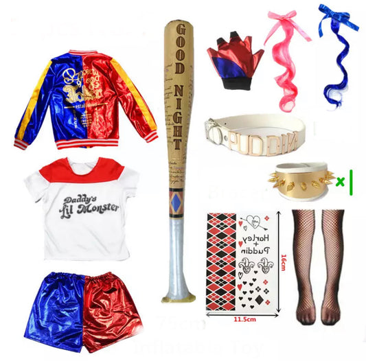 Fantasia Arlequina Batman Premium Completa