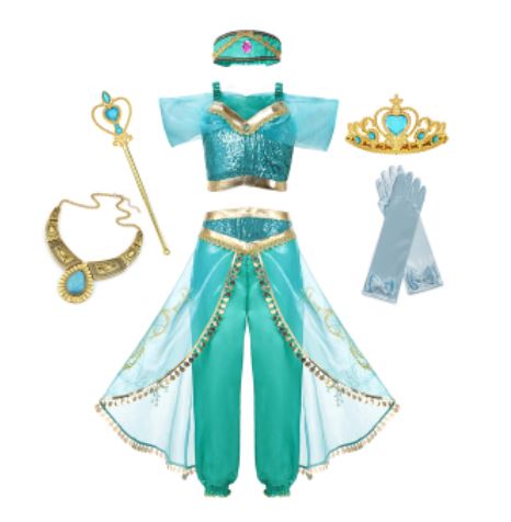 Fantasia Princesa Jasmine Luxo